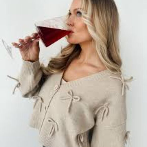 Bow Cardigan - Picture 2 of 5